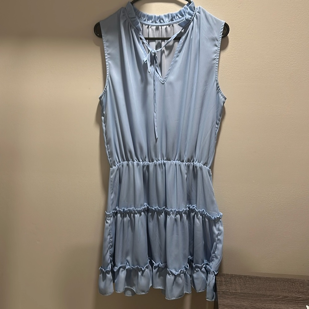 Blue dress